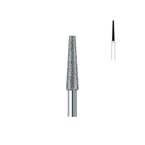 Fraise diamant 848.FG 012 grains moyens cône bout plat