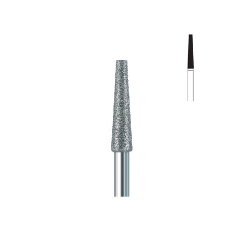 Fraise diamant 848.FG 018 grains moyens cône bout plat