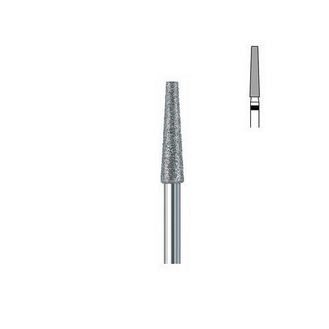 Fraise diamant 848.FG 018 super gros grains cône bout plat