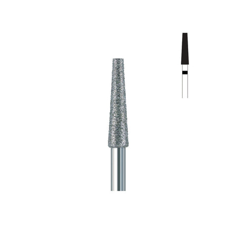 Fraise diamant 848.FG 023 super gros grains cône bout plat