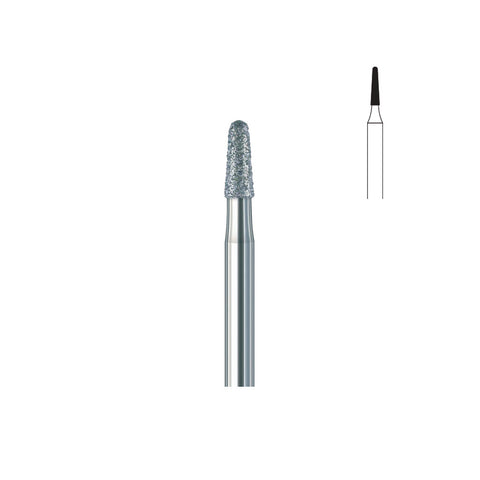 Fraise diamant 849.FG 009 grains moyens cône bout arrondi