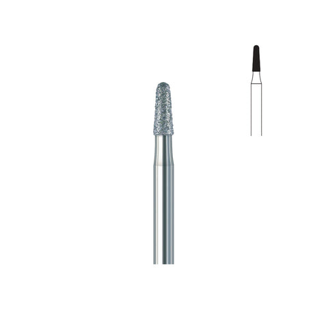 Fraise diamant 849.FG 012 grains moyens cône bout arrondi