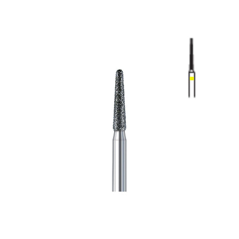 Fraise diamant 850.FG 010 grain extra fin cône bout arrondi
