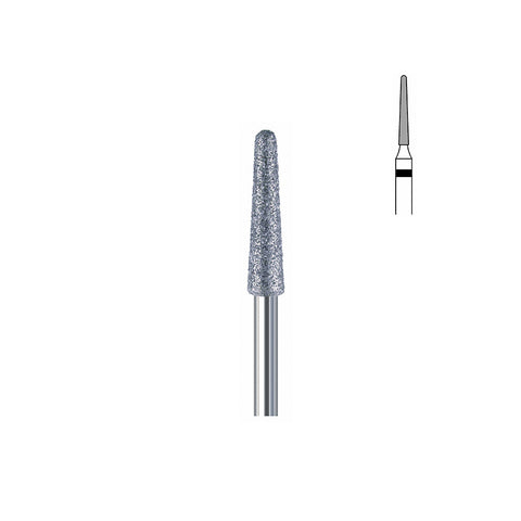 Fraise diamant 850.FG 014 super gros grains cône bout arrondi