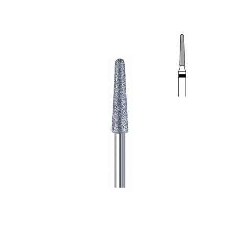 Fraise diamant 850.FG 016 super gros grains cône bout arrondi