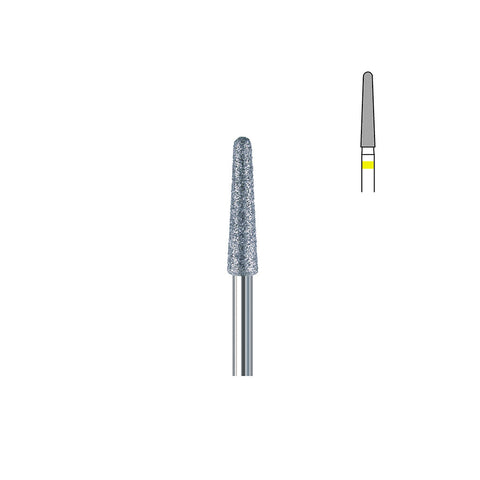Fraise diamant 850.FG 018 grain extra fin cône bout arrondi