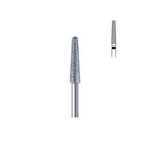 Fraise diamant 850.FG 018 super gros grains cône bout arrondi