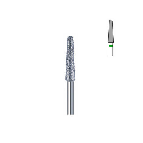 Fraise diamant 850.FG 023 gros grains cône bout arrondi