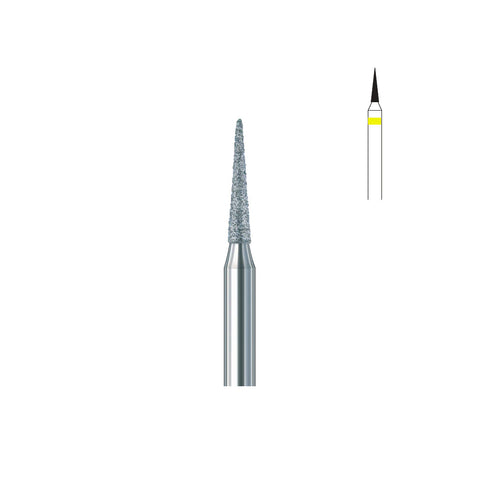 Fraise diamant 852.FG 010 extra fins cône bout pointu