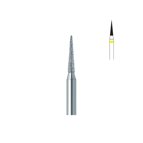 Fraise diamant 852.FG 012 extra fins cône bout pointu