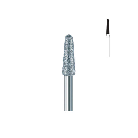 Fraise diamant 855.FG 012 grains moyens cône bout arrondi