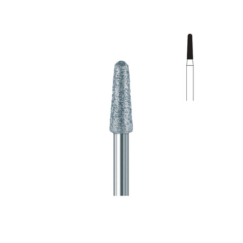 Fraise diamant 855.FG 014 grains moyens cône bout arrondi
