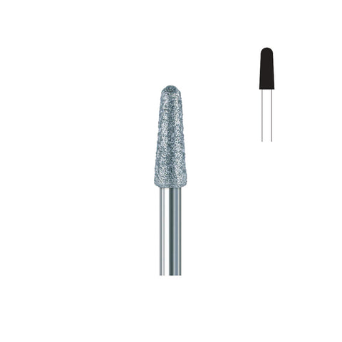 Fraise diamant 855.FG 025 grains moyens cône bout arrondi
