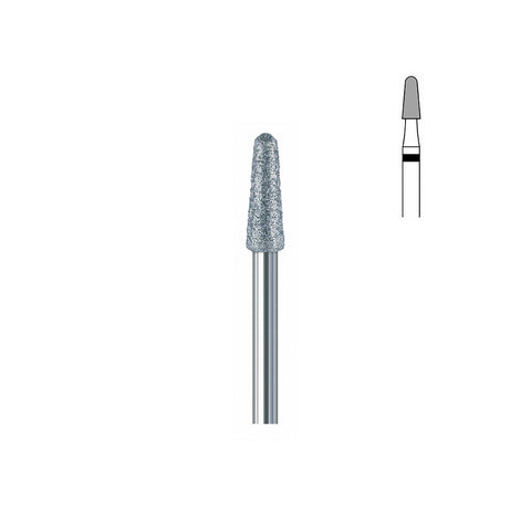 Fraise diamant 855.FG 025 super gros grains cône bout arrondi