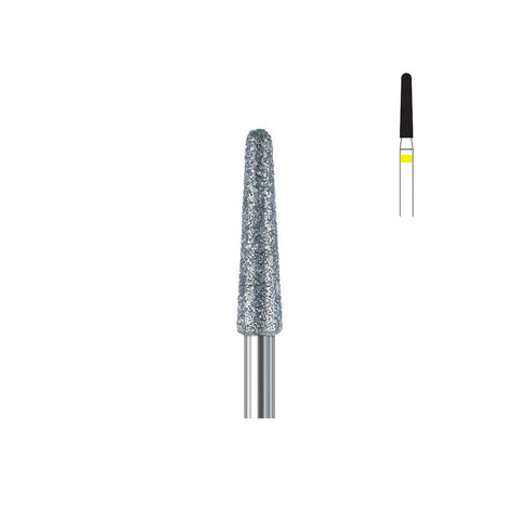 Fraise diamant 856.FG 016 extra fins cône bout arrondi
