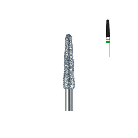 Fraise diamant 856.FG 016 gros grains cône bout arrondi