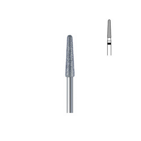 Fraise diamant 856.FG 016 super gros grains cône bout arrondi