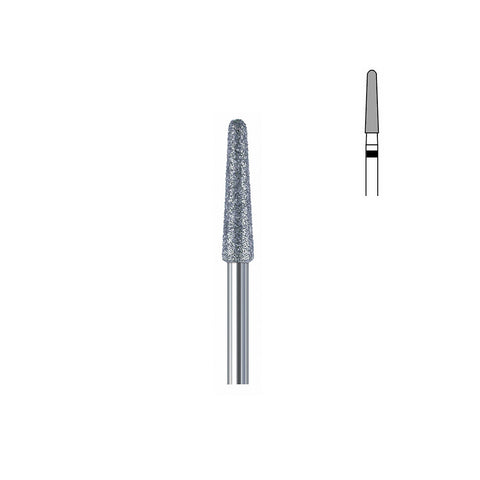 Fraise diamant 856.FG 018 super gros grains cône bout arrondi