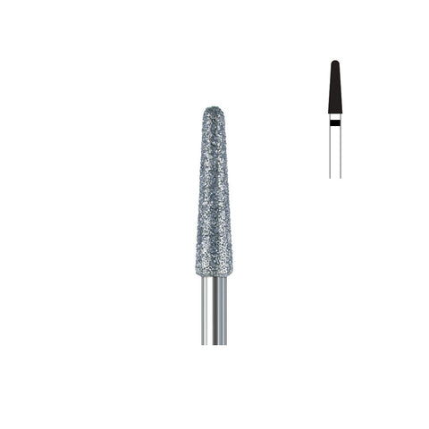 Fraise diamant 856.FG 021 super gros grains cône bout arrondi