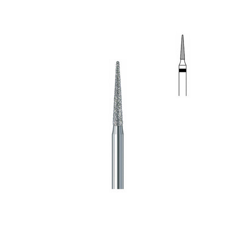 Fraise diamant 858.FG 014 super gros grains cône bout pointu