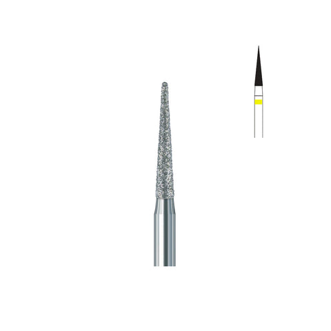 Fraise diamant 858.FG 016 extra fins cône bout pointu