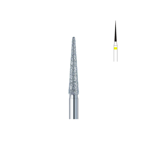 Fraise diamant 859.FG 010 extra fins cône bout pointu