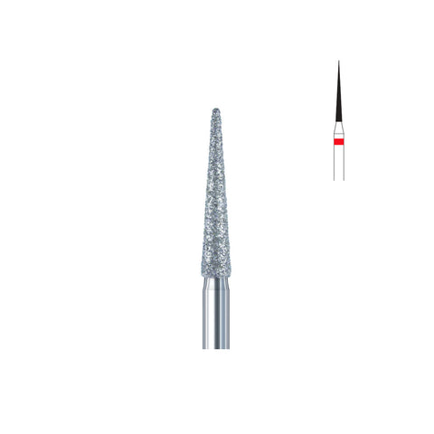 Fraise diamant 859.FG 010 grains fins cône bout pointu