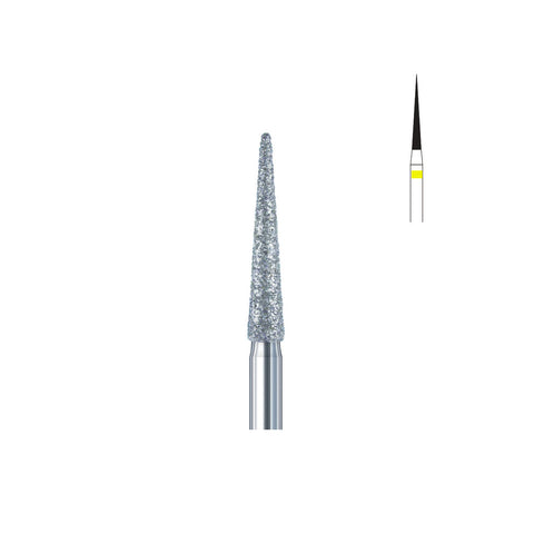Fraise diamant 859.FG 012 extra fins cône bout pointu