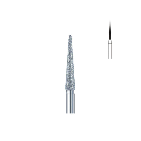 Fraise diamant 859.FG 012 grains moyens cône bout pointu