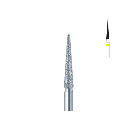 Fraise diamant 859.FG 014 extra fins cône bout pointu