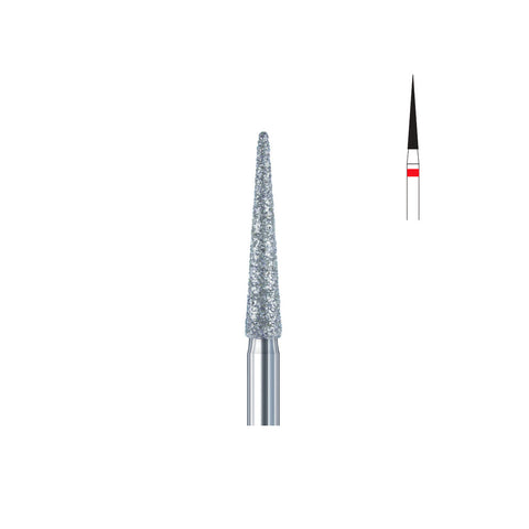 Fraise diamant 859.FG 014 grains fins cône bout pointu