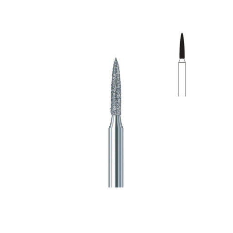 Fraise diamant 861.FG 012 grains moyens flamme