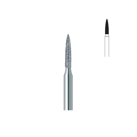 Fraise diamant 861.FG 014 grains moyens flamme