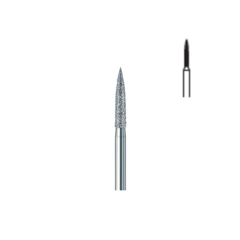 Fraise diamant 862.FG 010 grains moyens flamme