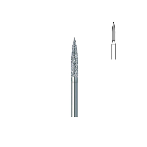 Fraise diamant 862.FG 012 grains moyens flamme