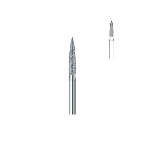 Fraise diamant 862.FG 018 grains moyens flamme