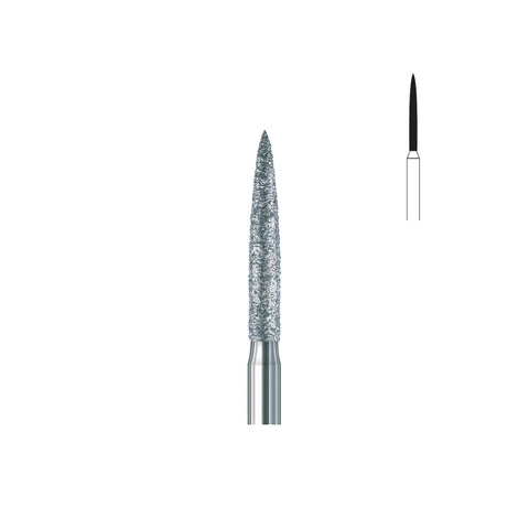 Fraise diamant 863.FG 010 grains moyens flamme