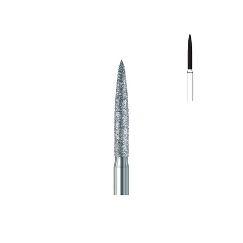Fraise diamant 863.FG 012 grains moyens flamme