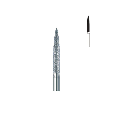 Fraise diamant 863.FG 014 grains moyens flamme