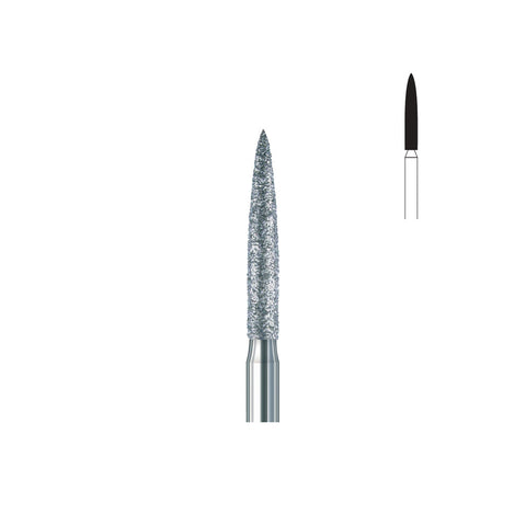 Fraise diamant 863.FG 016 grains moyens flamme