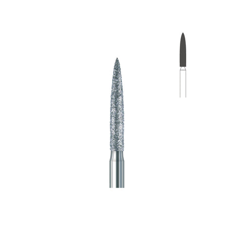 Fraise diamant 863.FG 018 grains moyens flamme