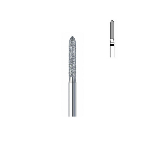 Fraise diamant 878.FG 014 super gros grains cylindre biseau