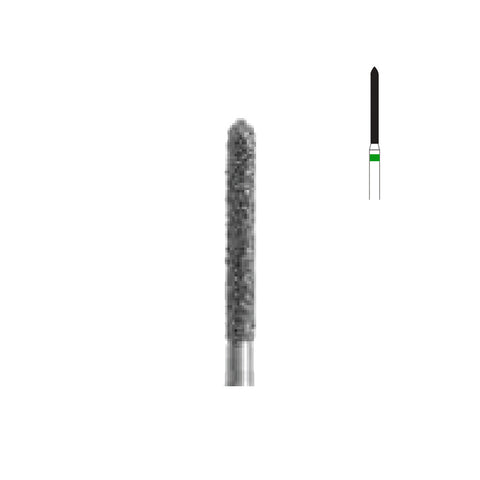 Fraise diamant 879L.FG 012 gros grains cylindre biseau long