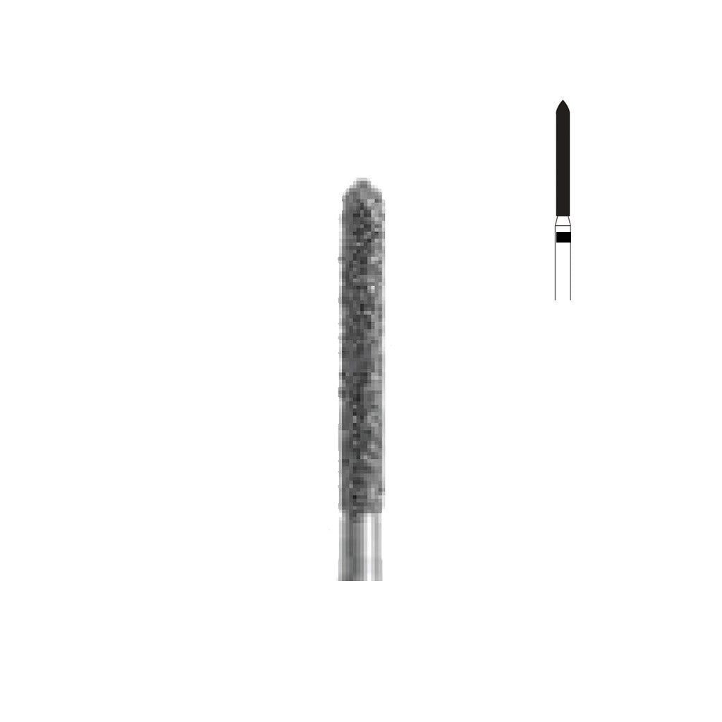 Fraise diamant 879L.FG 014 super gros grains cylindre biseau long