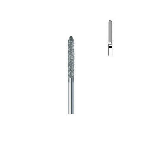 Fraise diamant 879.FG 014 super gros grains cylindre biseau
