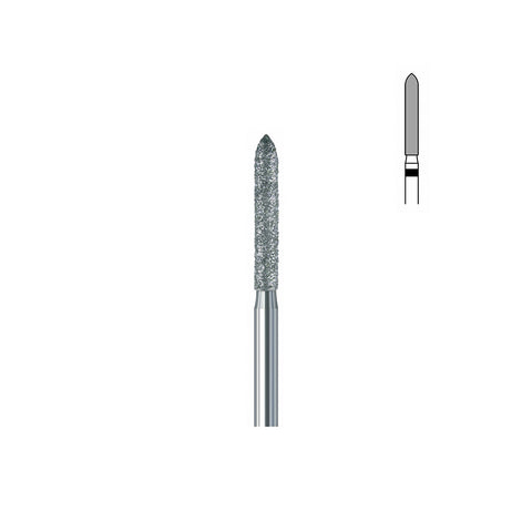 Fraise diamant 879.FG 016 super gros grains cylindre biseau