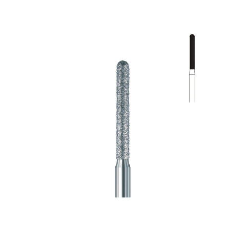 Fraise diamant 882.FG 014 grains moyens cylindre bout arrondi