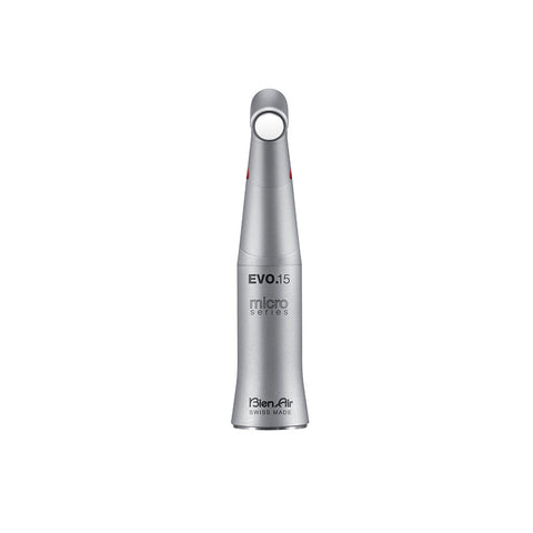 Contre angle inox EVO.15 Micro-série 1:5 L avec lumière et spray interne
