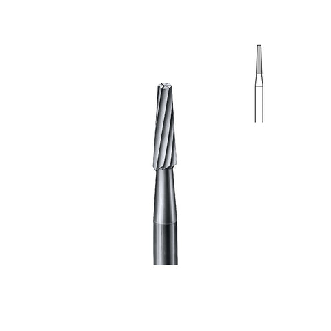 Fraise carbure 23L 012 FG cône bout plat