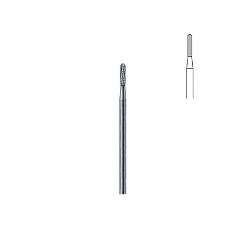 Fraise carbure 31RL 010 moyenne avec taille transversale FGx-lg cylindre long bout arrondi